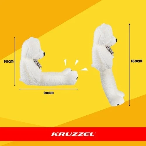 Peluche Orso Gigante Alto 180 cm Peluche per bambini Pupazzo Morbido orsacchiotto