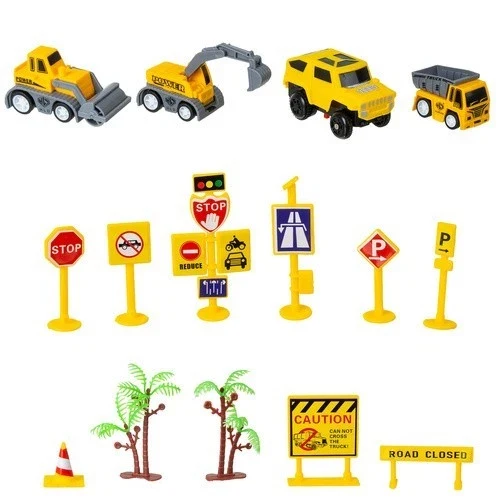 Set costruzioni per pista da corsa per auto e mezzi da lavoro