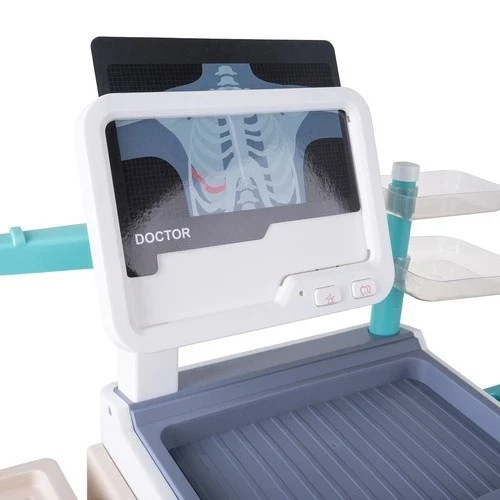 Kit medico per bambini - Stazione medica XXL con carrello ed ECG