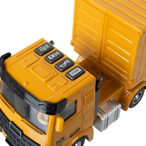 Set veicoli da costruzione con gru e tanti accessori