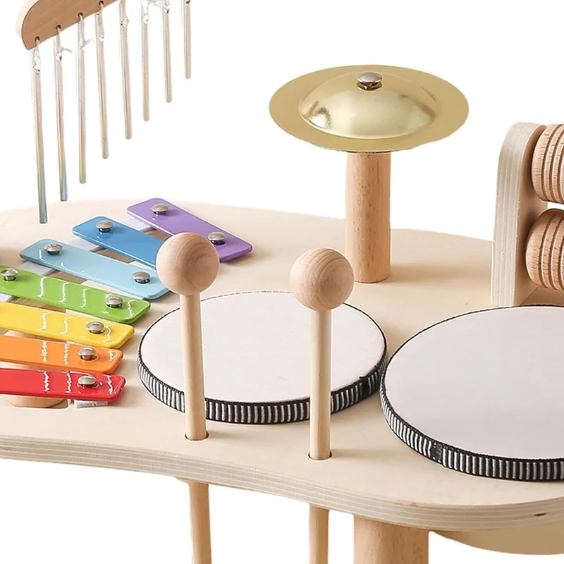 Montessori Set strumenti musicali per bambini educativo con xilofono per bambini
