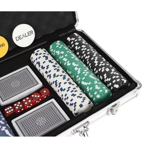 Poker - set da 300 fiches in una valigetta
