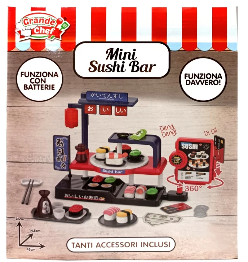 SET completo Sushi Bar con accessori