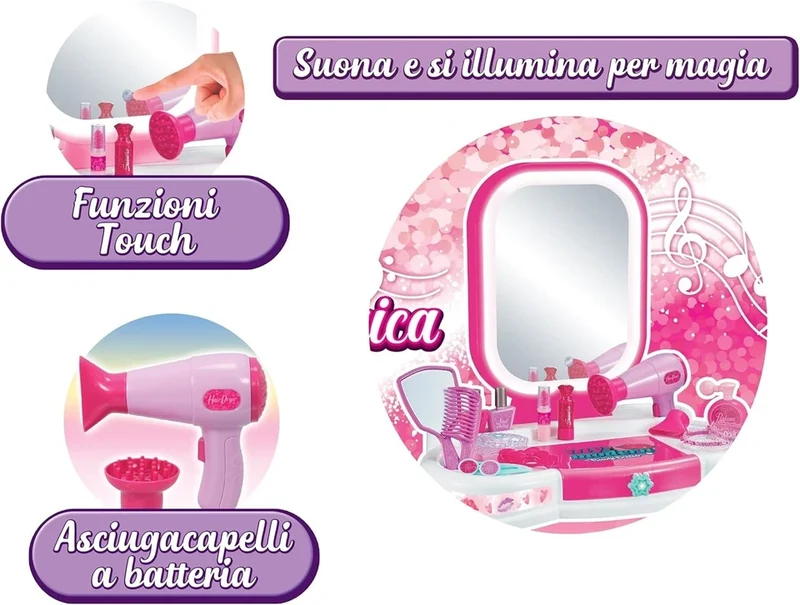 Specchiera gioco per bambine