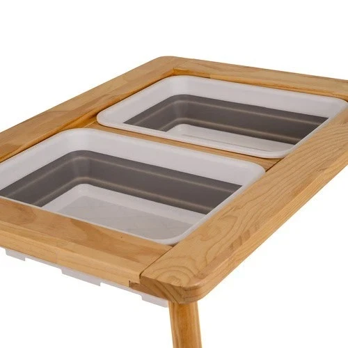 Tavolo per bambini in legno+ 1 sedia tavolino gioco studio lavagna contenitori