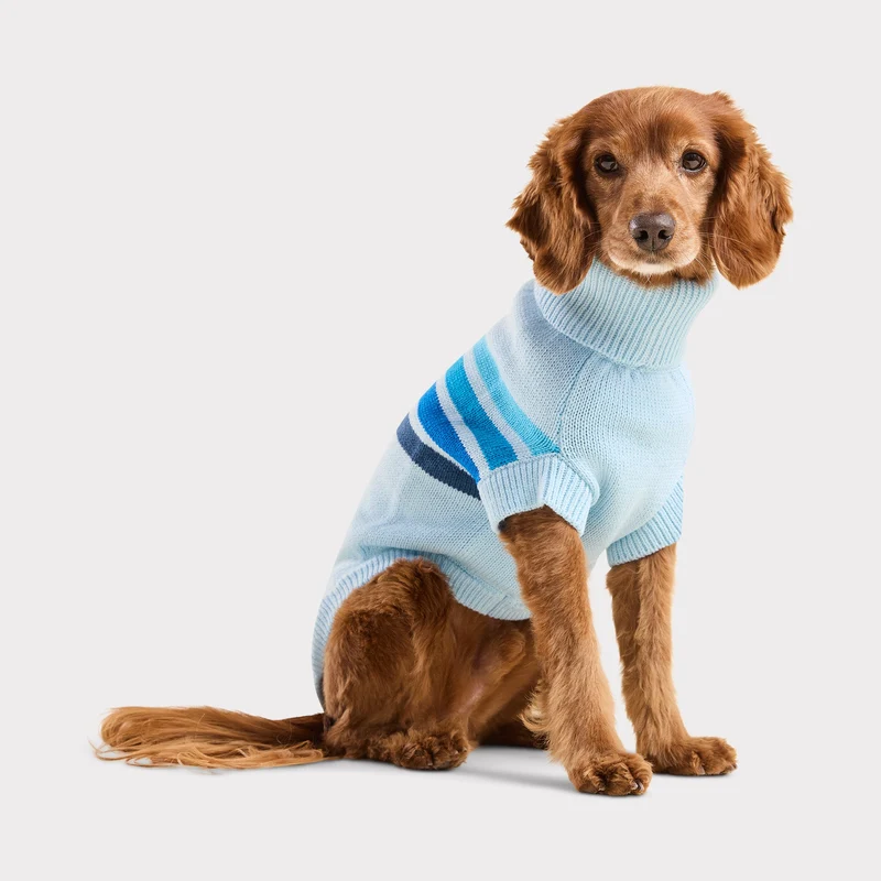 The Coastline Knit Sweater | Blue Ice