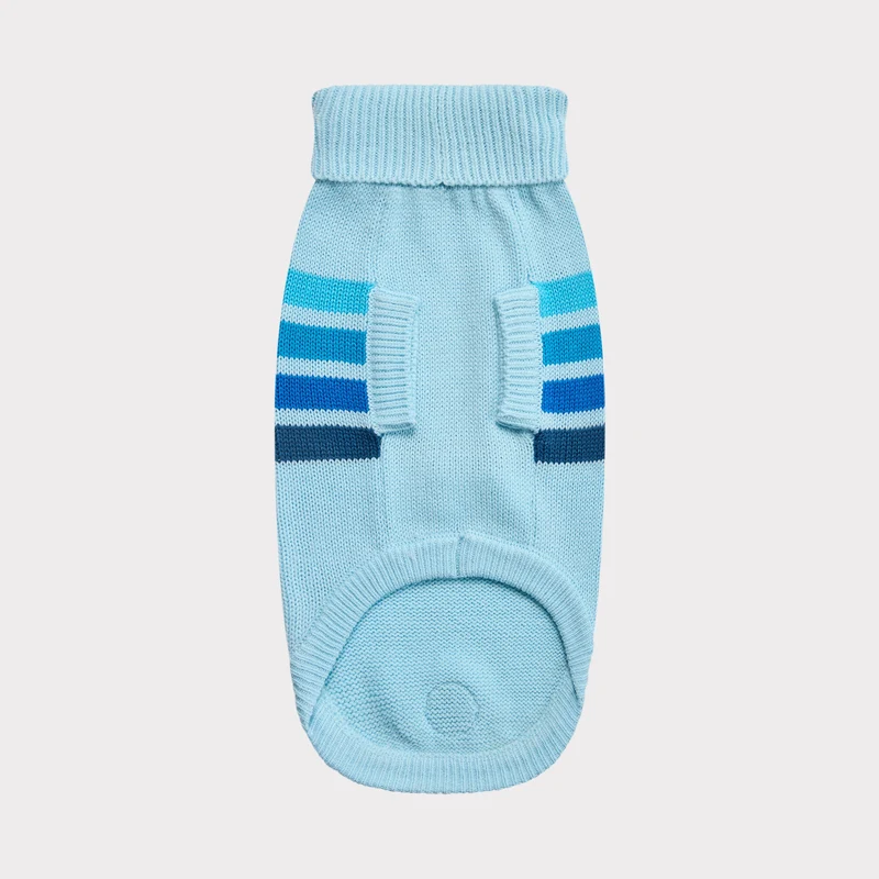 The Coastline Knit Sweater | Blue Ice