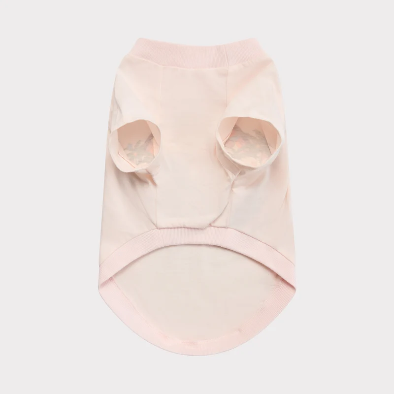 Graphic Tee Dog T-Shirt | Light Pink
