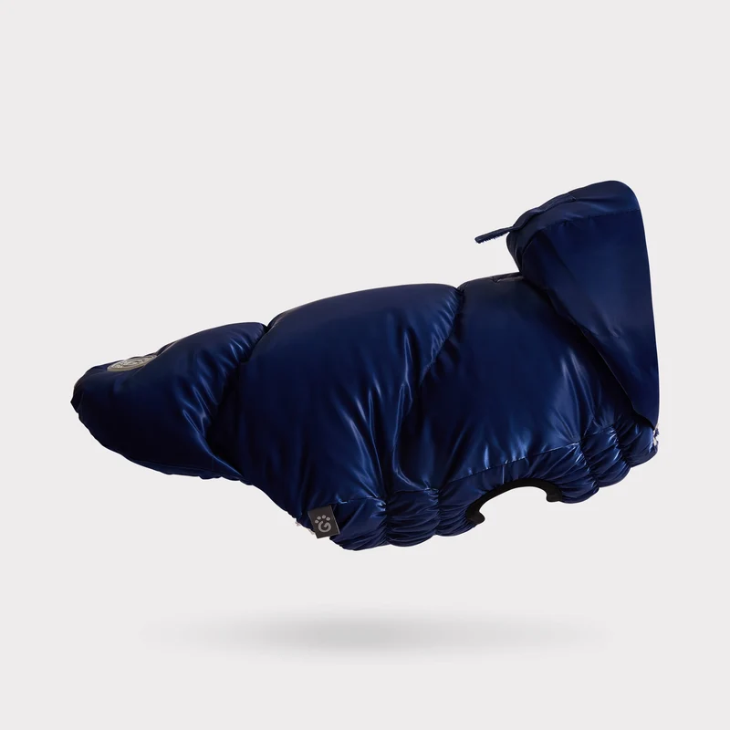 Lunar Glow Dog Parka | Blue