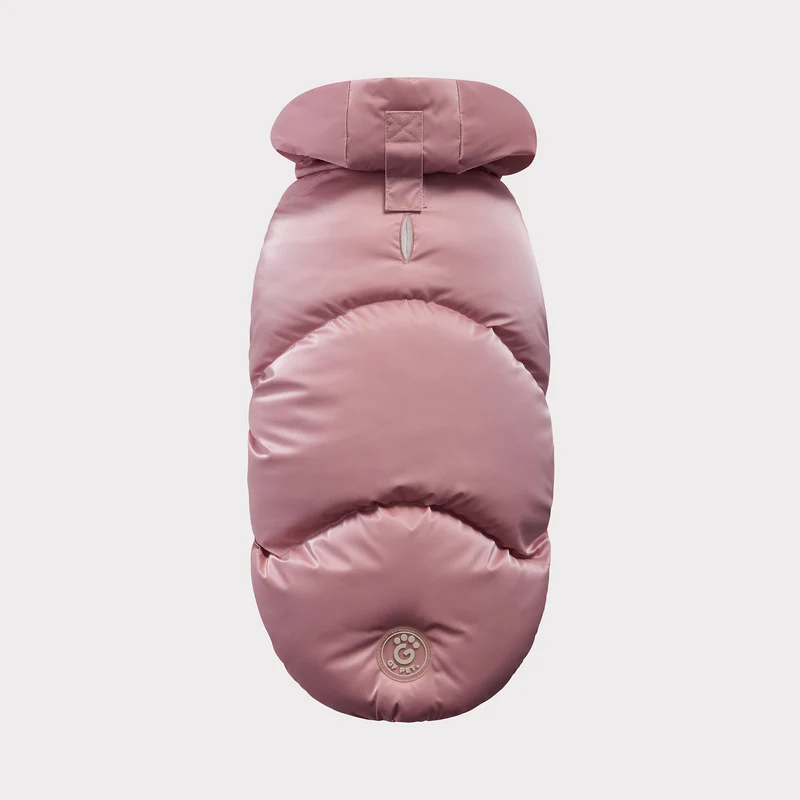 Lunar Glow Dog Parka | Pink