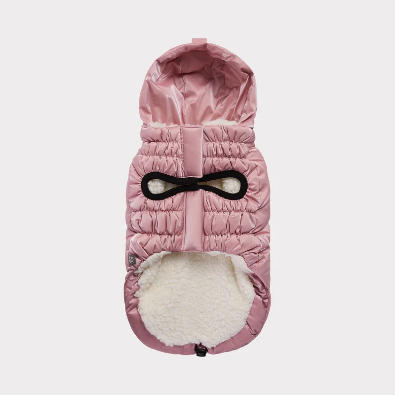 Lunar Glow Dog Parka | Pink