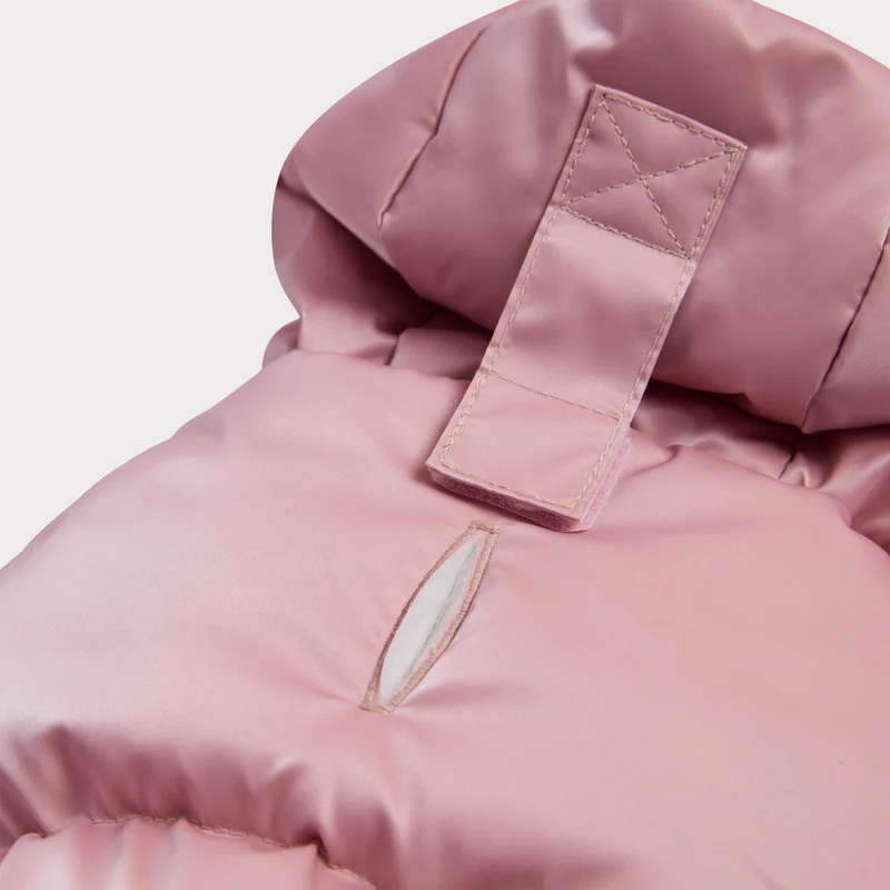 Lunar Glow Dog Parka | Pink