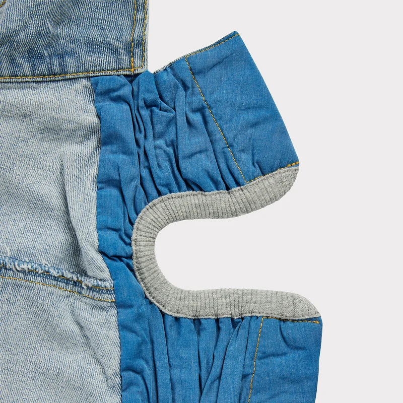 All-Season 90's Denim Dog Jacket | Light Wash