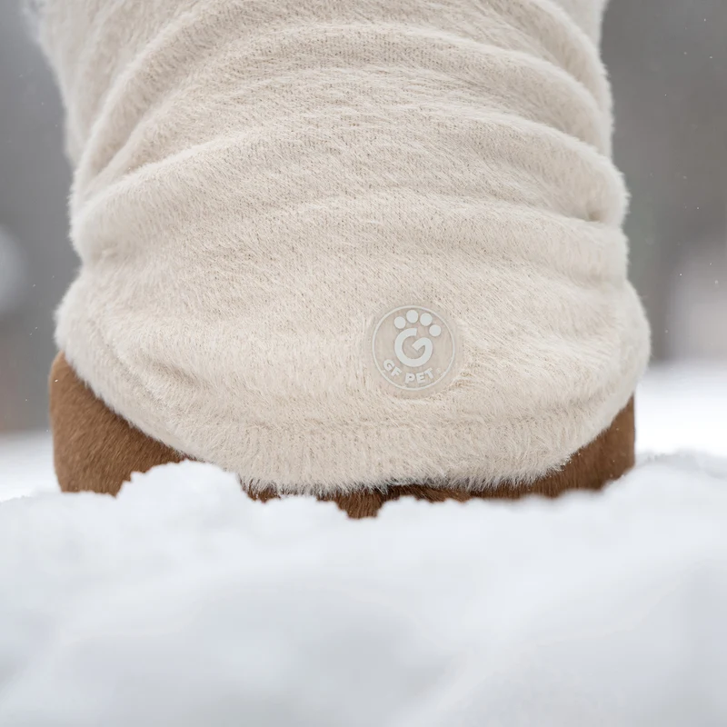 Fuzzy Dog Sweater | Sand