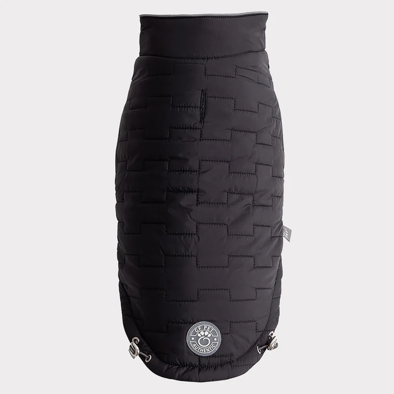 Reversible Chalet Dog Jacket | Black Fleece