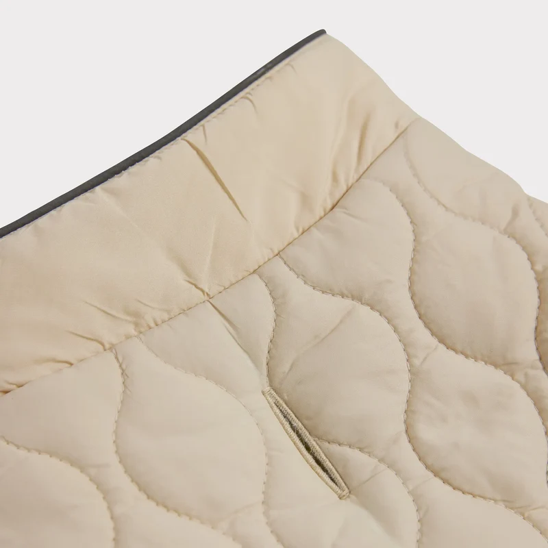 Reversible Chalet Dog Jacket | Sand / Neon Yellow