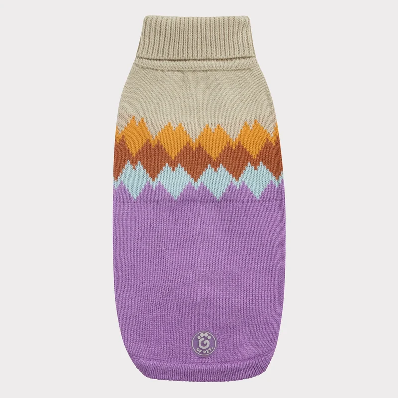 Fireside Dog Sweater | Purple