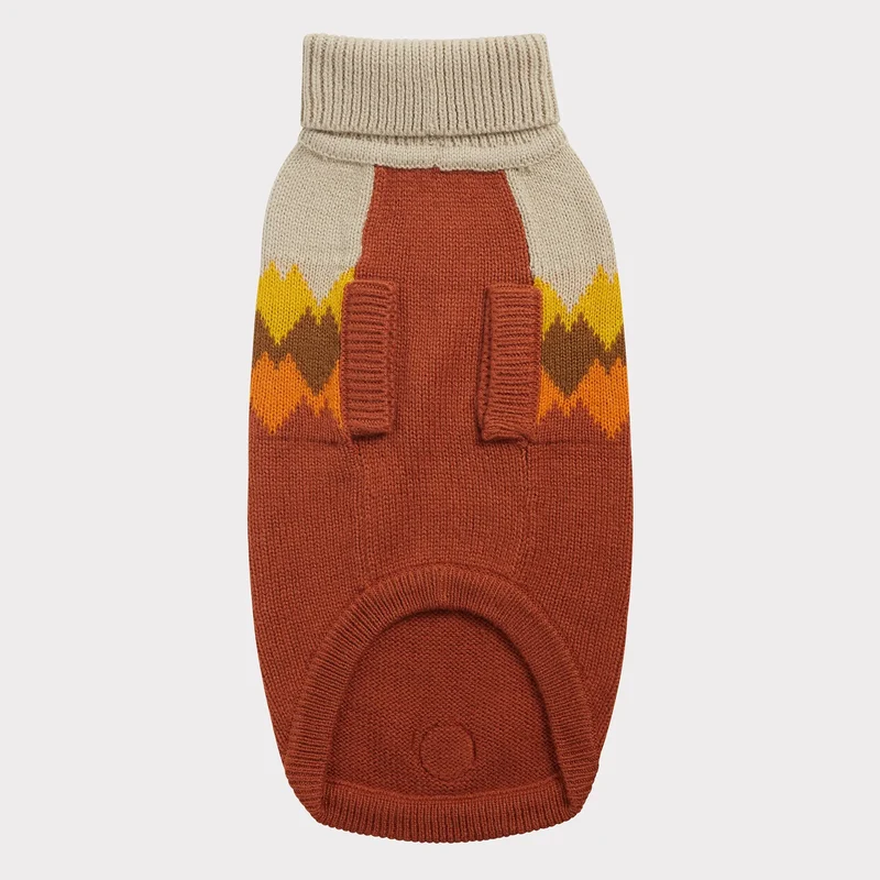 Fireside Dog Sweater | Chili
