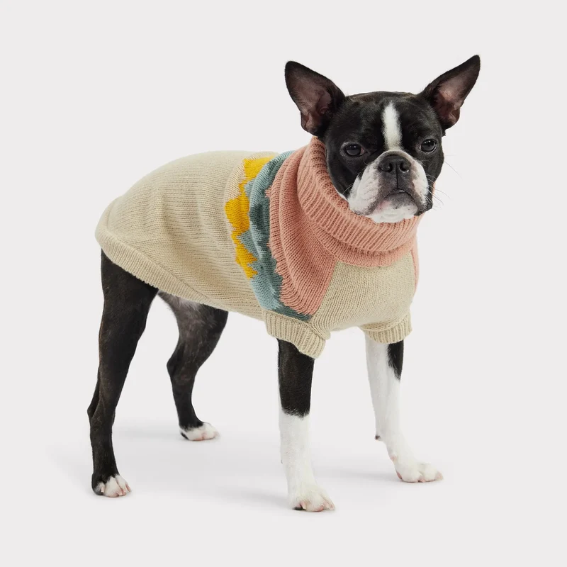 Fireside Dog Sweater | Clay