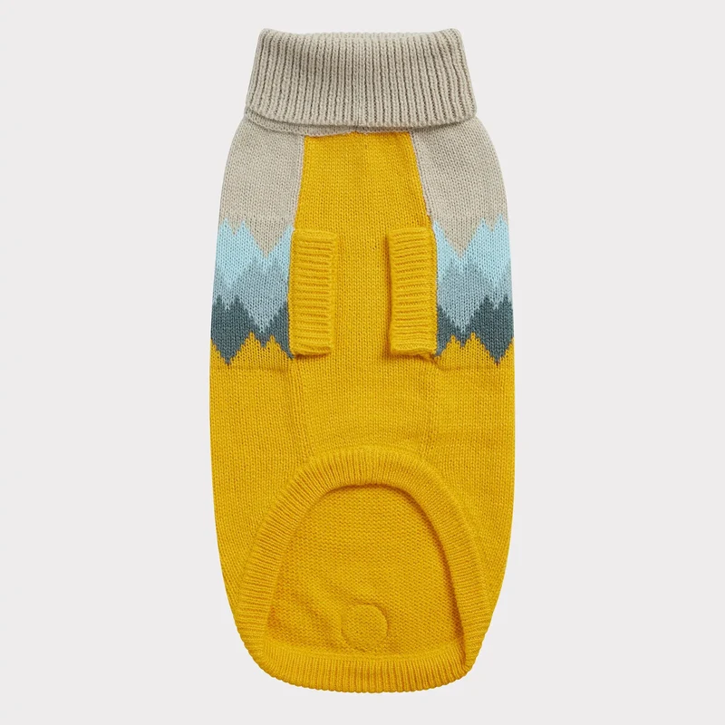 Fireside Dog Sweater | Yellow