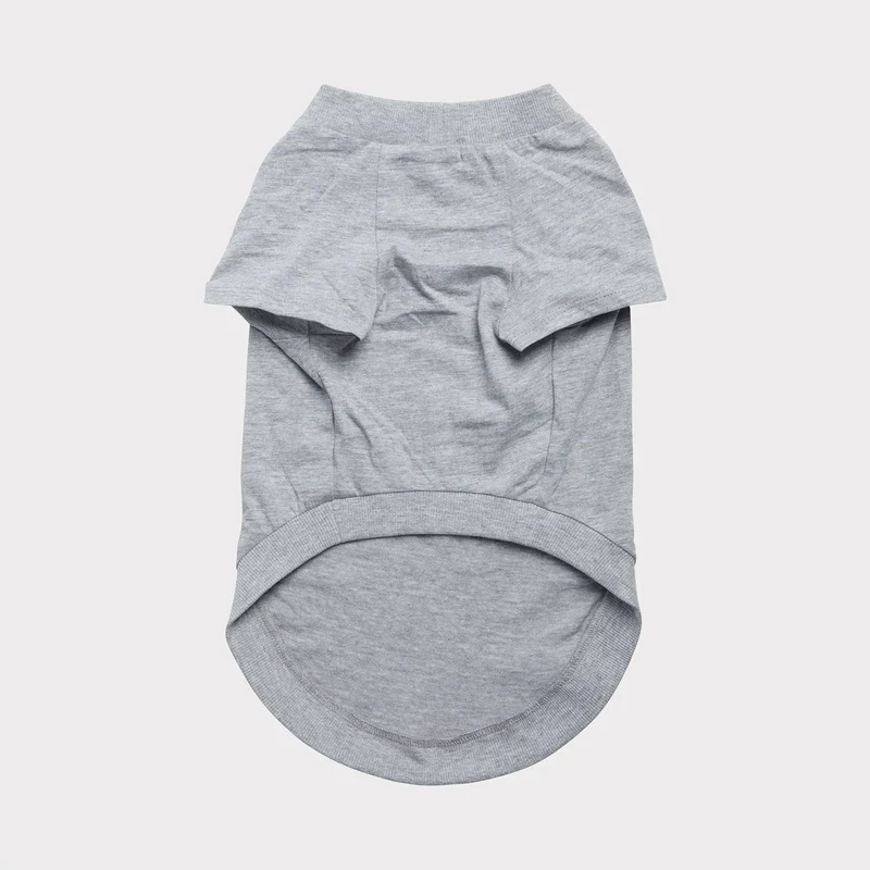 Graphic Tee Dog T-Shirt | Heather Grey