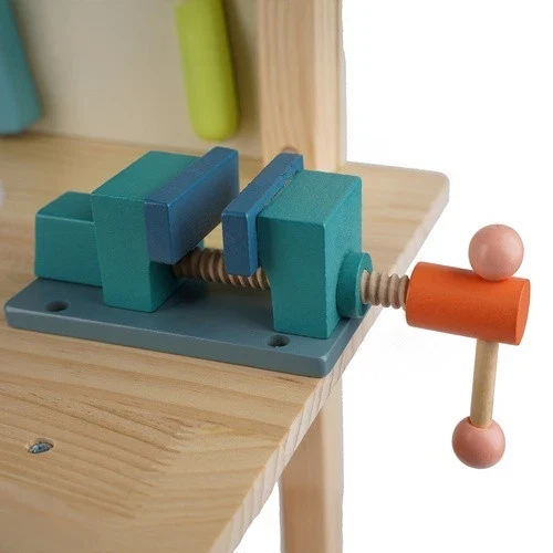 Banco lavoro giocattolo, gioco di imitazione in legno per bambini