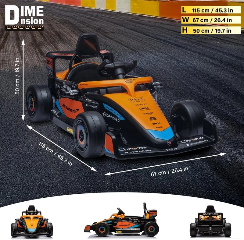 Auto Elettrica per bambini McLaren F1 batteria al LITIO