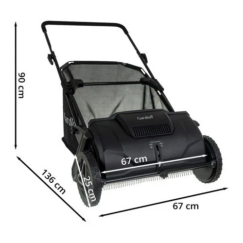 Raccoglifoglie da 100 l, per rimuovere foglie, erba e sporco senza sforzo ed ecologico!
