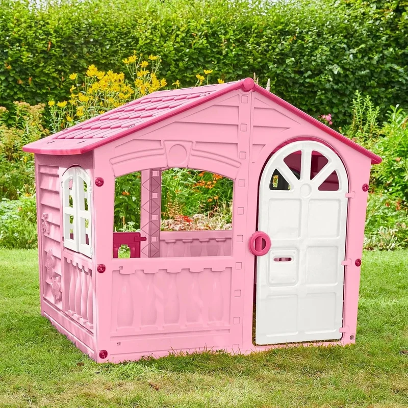 CASA PER BAMBINI rosa giardino Casa Grande Casetta XXL interno ed esterno h. 130
