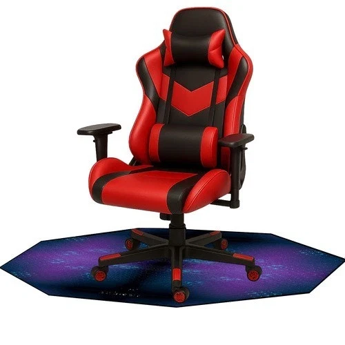 Tappetino protettivo per sedia da gaming, 120 x 120 cm tappeto universale gioco