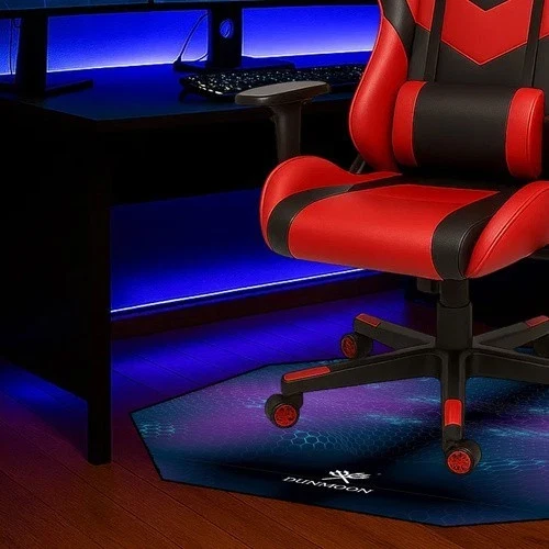 Tappetino protettivo per sedia da gaming, 120 x 120 cm tappeto universale gioco