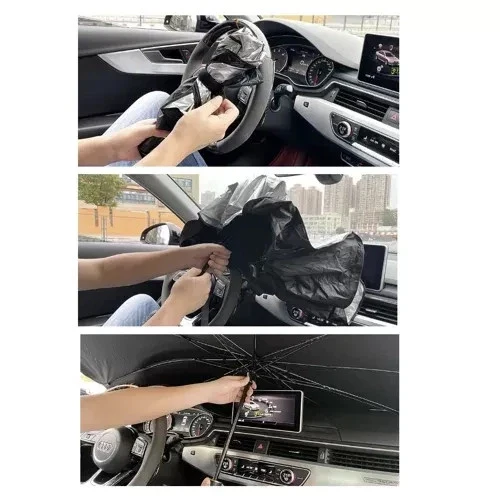 Parabrezza/ombrello per auto