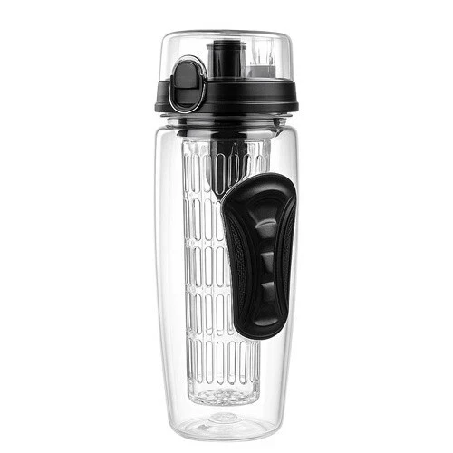 Borraccia per bevande, sigillata, per lo sport, con inserto per frutta, 1l 1000ml!