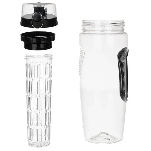Borraccia per bevande, sigillata, per lo sport, con inserto per frutta, 1l 1000ml!