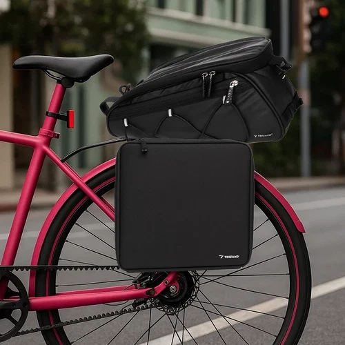 Borsa per bicicletta, borsa per portapacchi, impermeabile e termica per bici, set da 3!