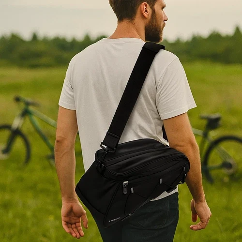 Borsa per bicicletta, borsa per portapacchi, impermeabile e termica per bici, set da 3!