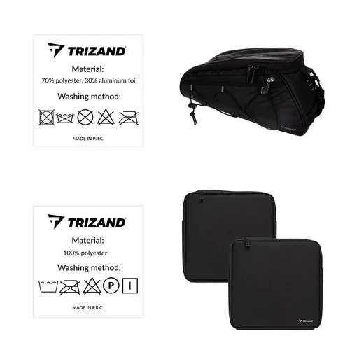 Borsa per bicicletta, borsa per portapacchi, impermeabile e termica per bici, set da 3!