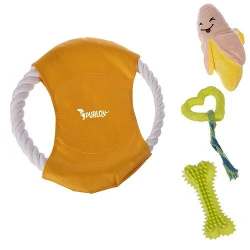 Tira-cani, giocattolo corda con nodi, grande set di giocattoli per cani 16 in 1 PURLOV!