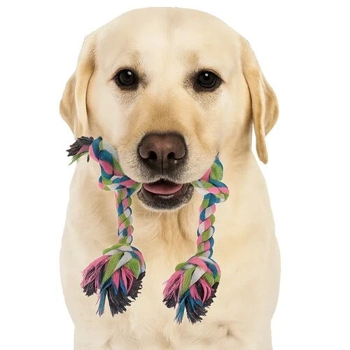 Tira-cani, giocattolo corda con nodi, grande set di giocattoli per cani 16 in 1 PURLOV!