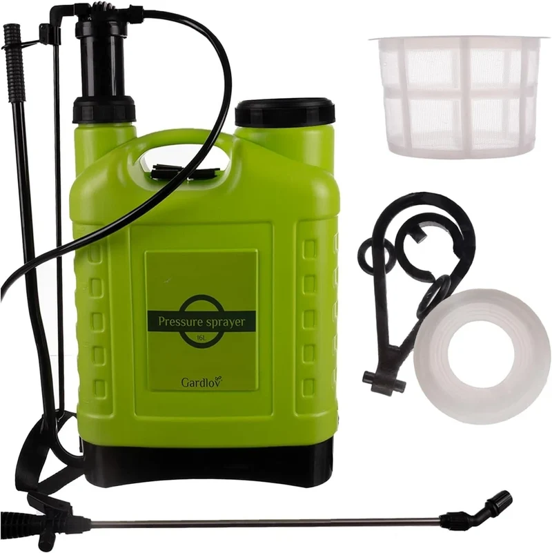 16L Spruzzatore Manuale a Pompa asta lunga Nebulizzatore a Pressione Irrigazione