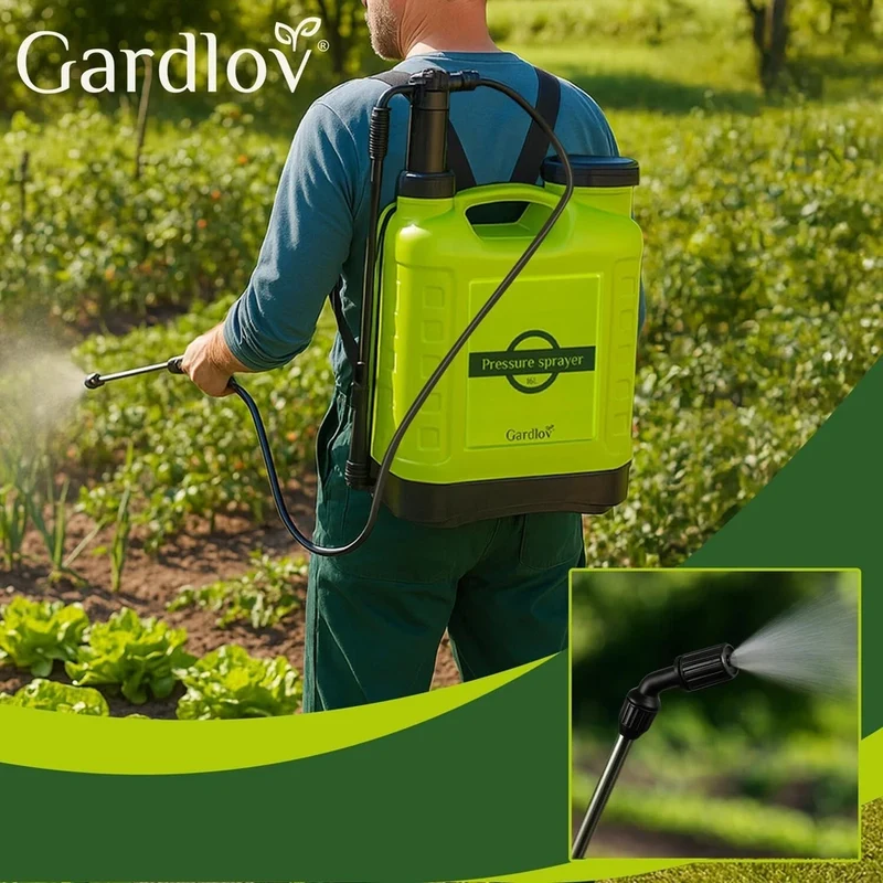 16L Spruzzatore Manuale a Pompa asta lunga Nebulizzatore a Pressione Irrigazione