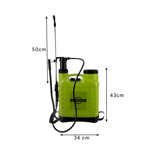 16L Spruzzatore Manuale a Pompa asta lunga Nebulizzatore a Pressione Irrigazione