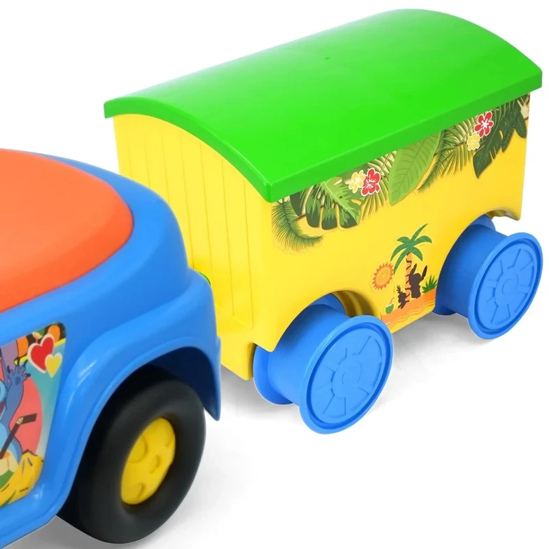 Ride on bambini disney stitch auto a spinta cavalcabile