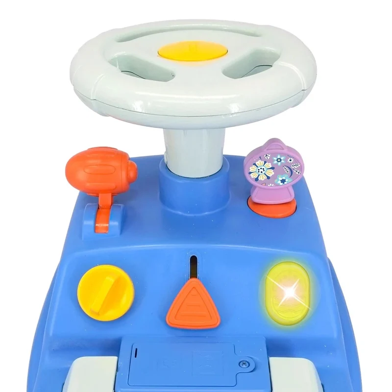 Ride on bambini disney stitch auto a spinta cavalcabile