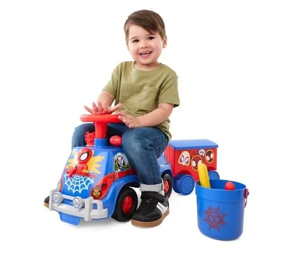 Auto a spinta per bambini disney ride on cavalcabile spiderman uomo ragno