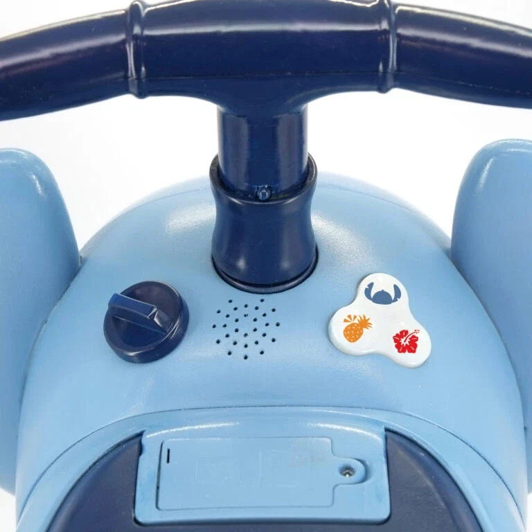 Auto a spinta ride on disney STITCH cavalcabile con luci suoni Zoom cavalcabile