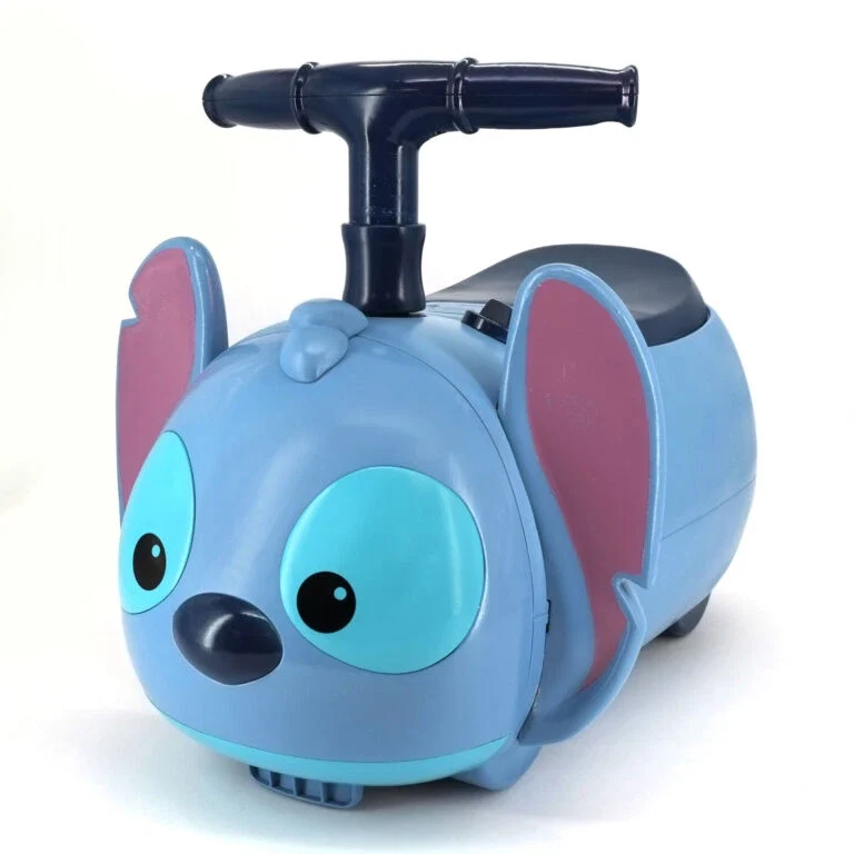 Auto a spinta ride on disney STITCH cavalcabile con luci suoni Zoom cavalcabile