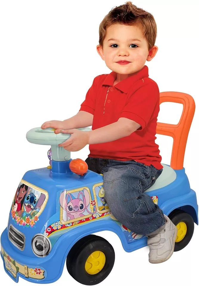 Auto a spinta ride on Lilo & Stitch disney cavalcabile bambini con luci suoni