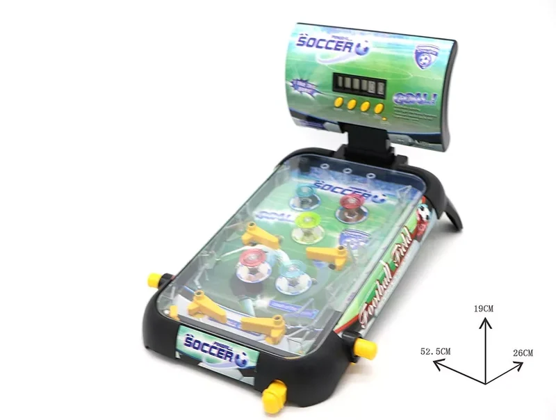 Flipper da tavolo con luci e suoni, display digitale lcd con segnapunteggio