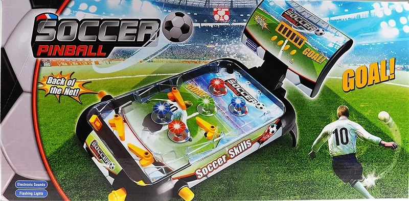 Flipper da tavolo con luci e suoni, display digitale lcd con segnapunteggio